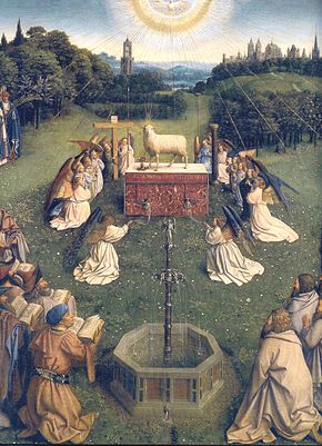 Ghent_Altarpiece_D_-_Adoration_of_the_Lamb_2